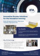 Prozesslösungen für die Dämmstoffindustry